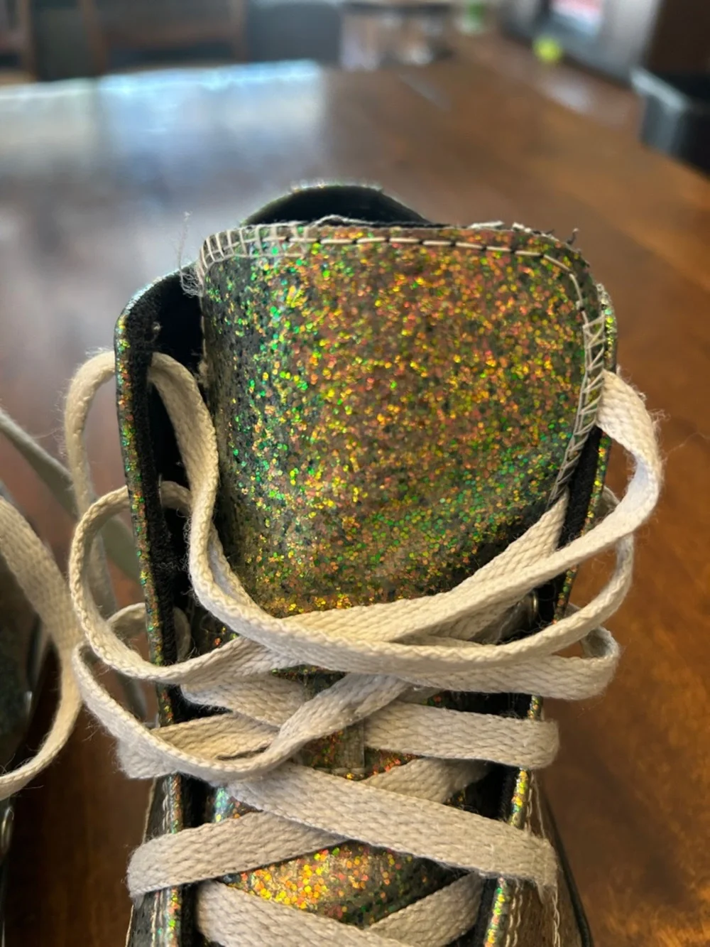 Converse sparkling glitter